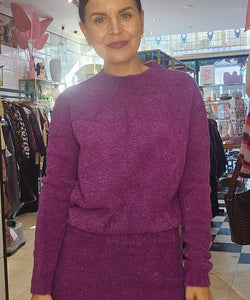 LOU SOFT PULLOVER - VIOLET