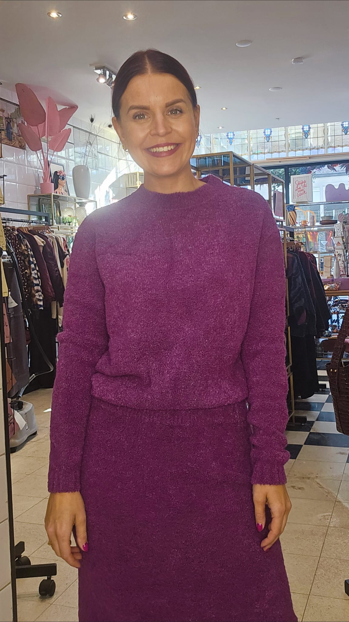 LOU SOFT PULLOVER - VIOLET
