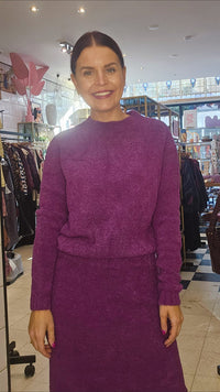 LOU SOFT PULLOVER - VIOLET