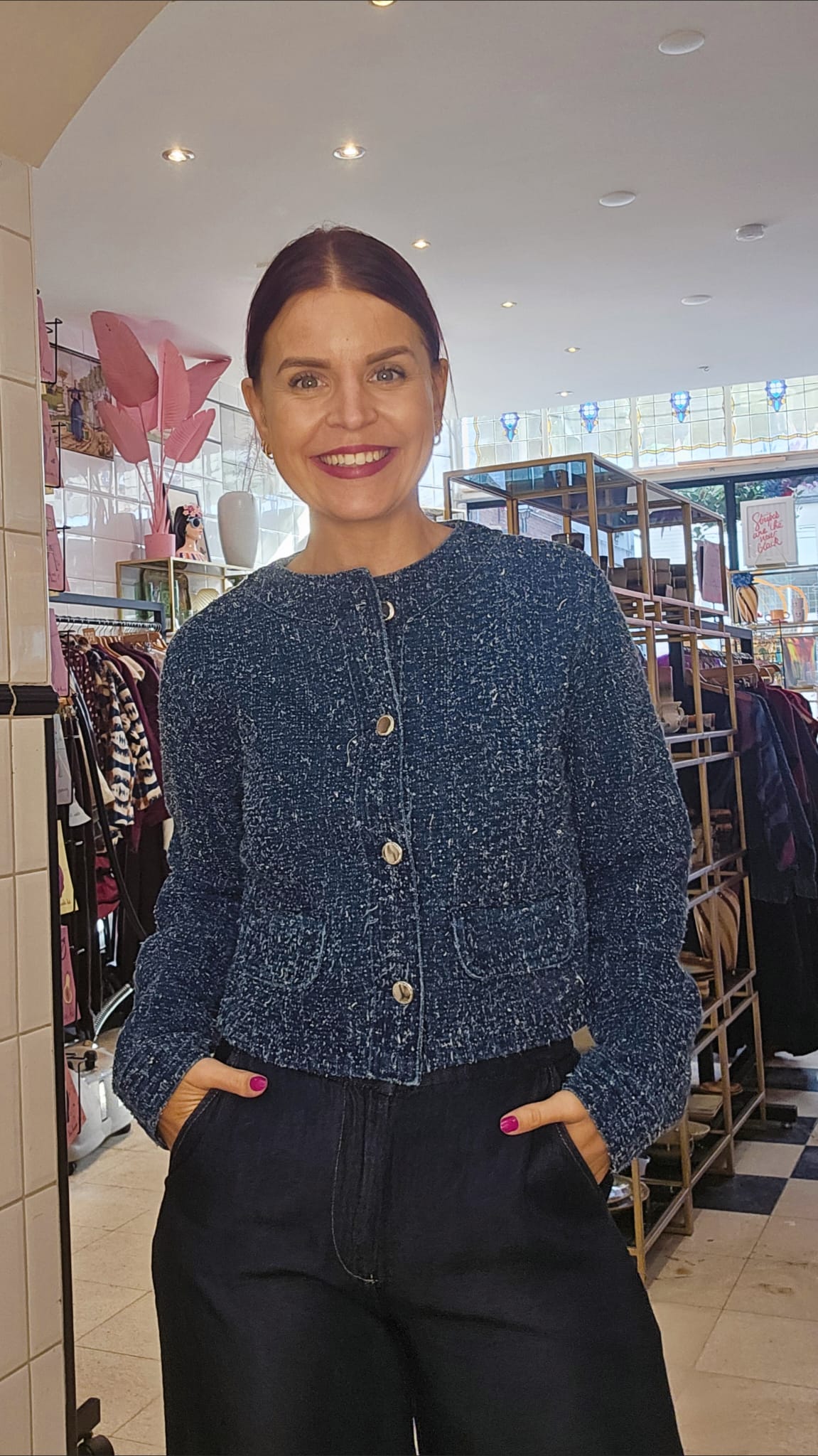 ASPEN DENIM JACKET - BLUE