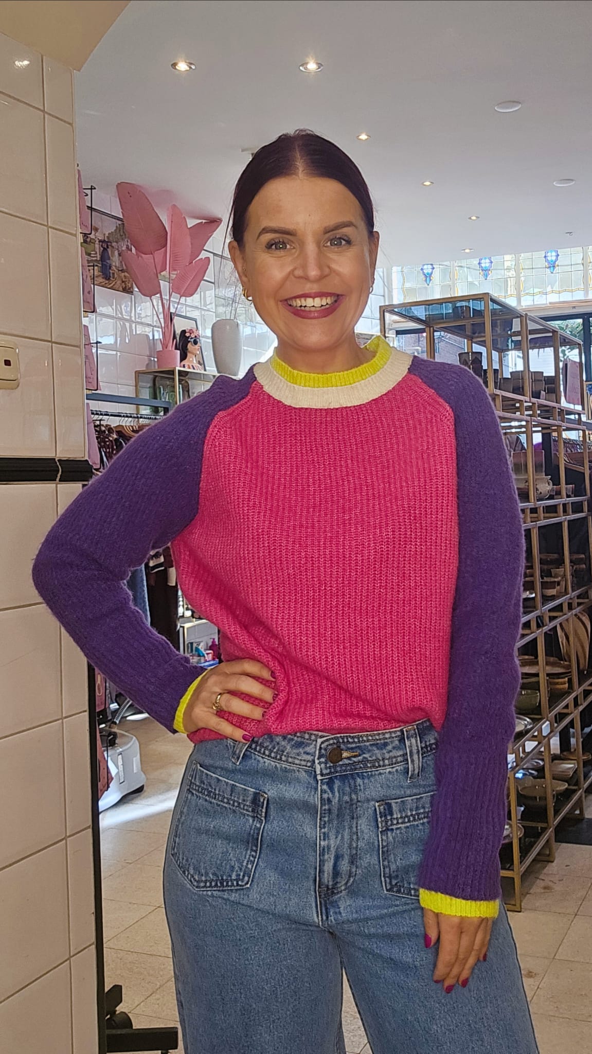 ELOWEN KNIT - FUCHSIA