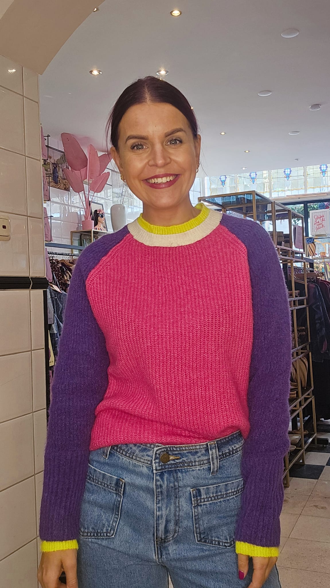 ELOWEN KNIT - FUCHSIA