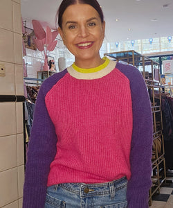 ELOWEN KNIT - FUCHSIA