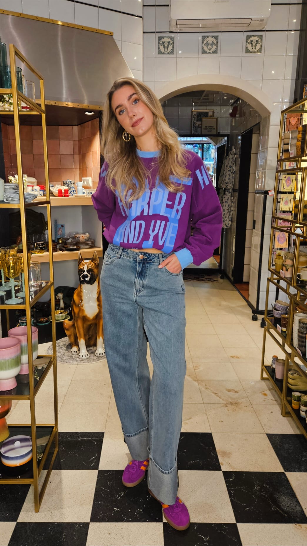 HARPER & YVE |  HOW WE PARTY SWEATER - PERFECT PURPLE