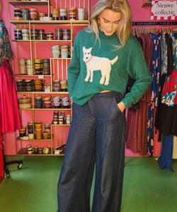 COMPAÑÍA FANTÁSTICA | SCHNAUZER PULLOVER - GREEN