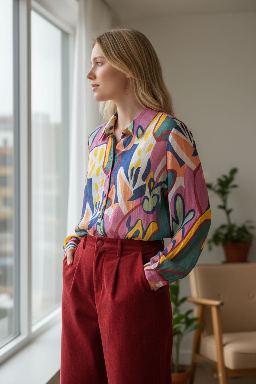 KYLIE BLOUSE -  MULTI