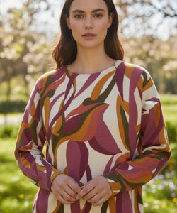 GUILLARD AUTUMN KNIT - PLUM