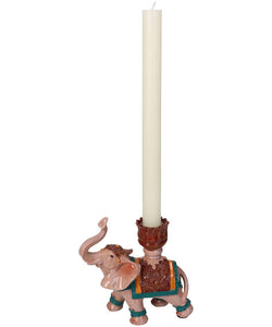 ELEPHANT CANDLE HOLDER - MULTI