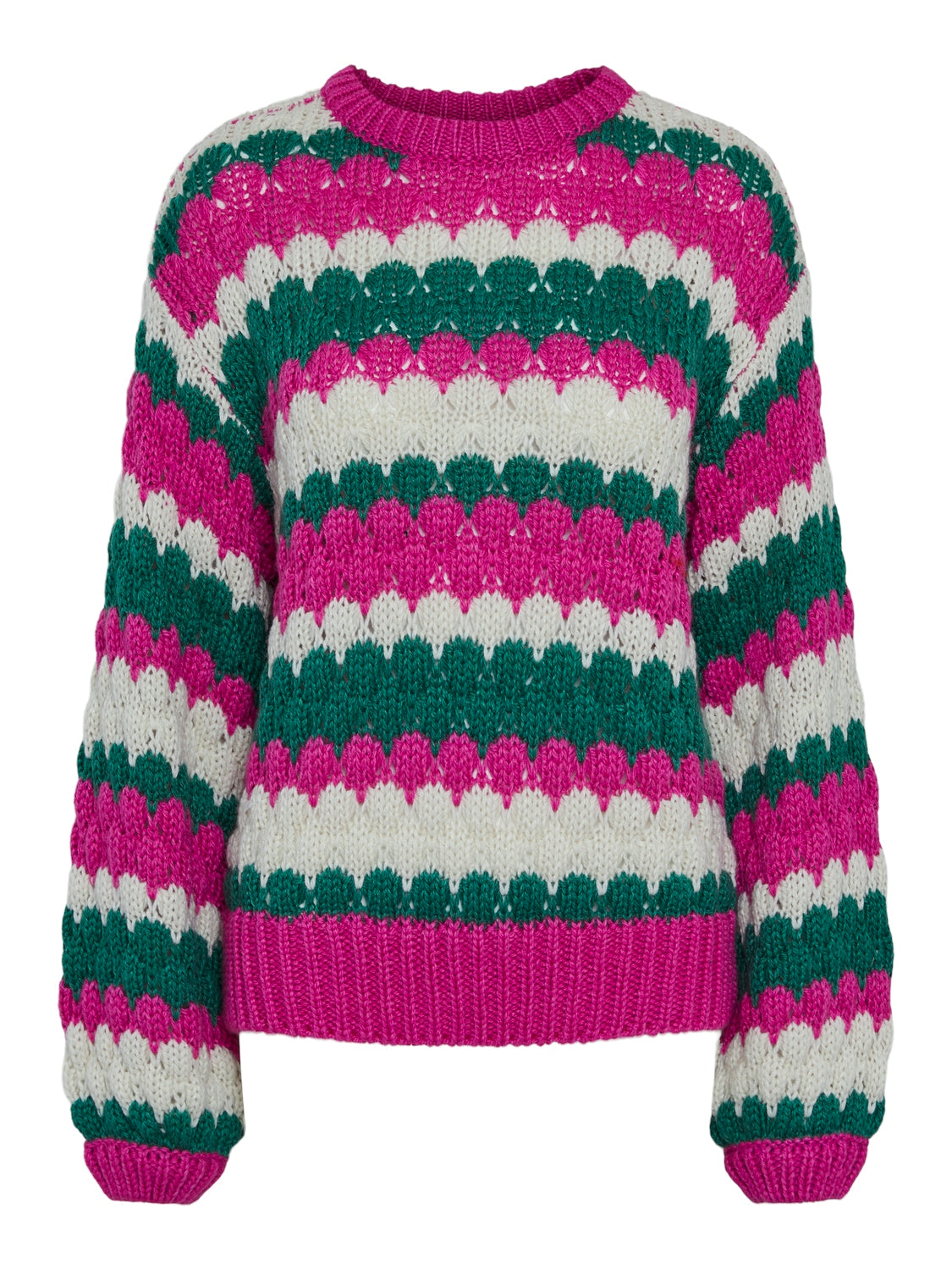 Y.A.S | BUBBA LS KNIT PULLOVER - FUCHSIA FEDORA