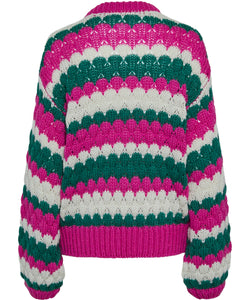 Y.A.S | BUBBA LS KNIT PULLOVER - FUCHSIA FEDORA