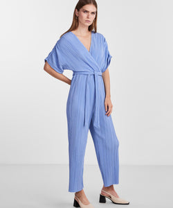 Y.A.S | OLINDA SS ANKLE JUMPSUIT - ASHLEIGH BLUE