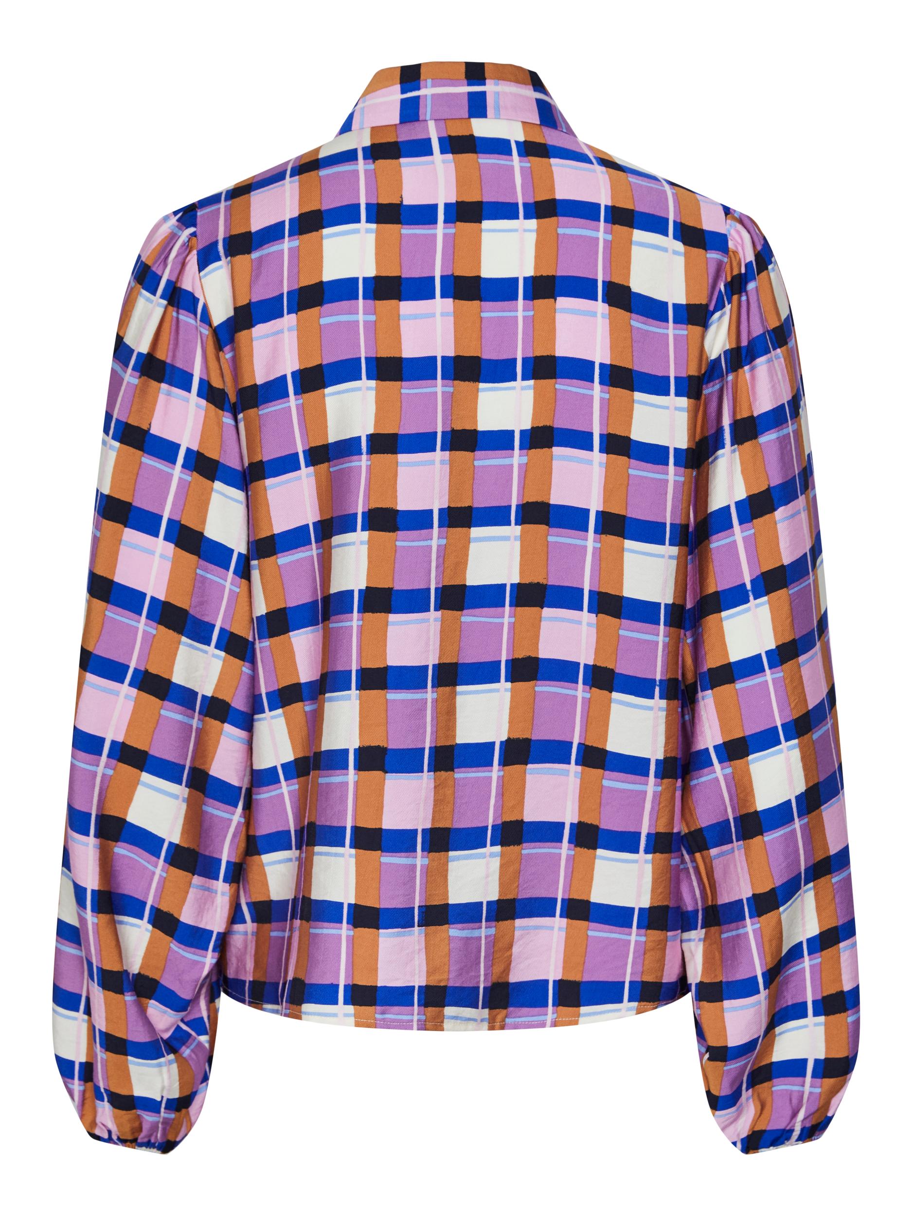 Y.A.S | SQUARE LS SHIRT - MULBERRY