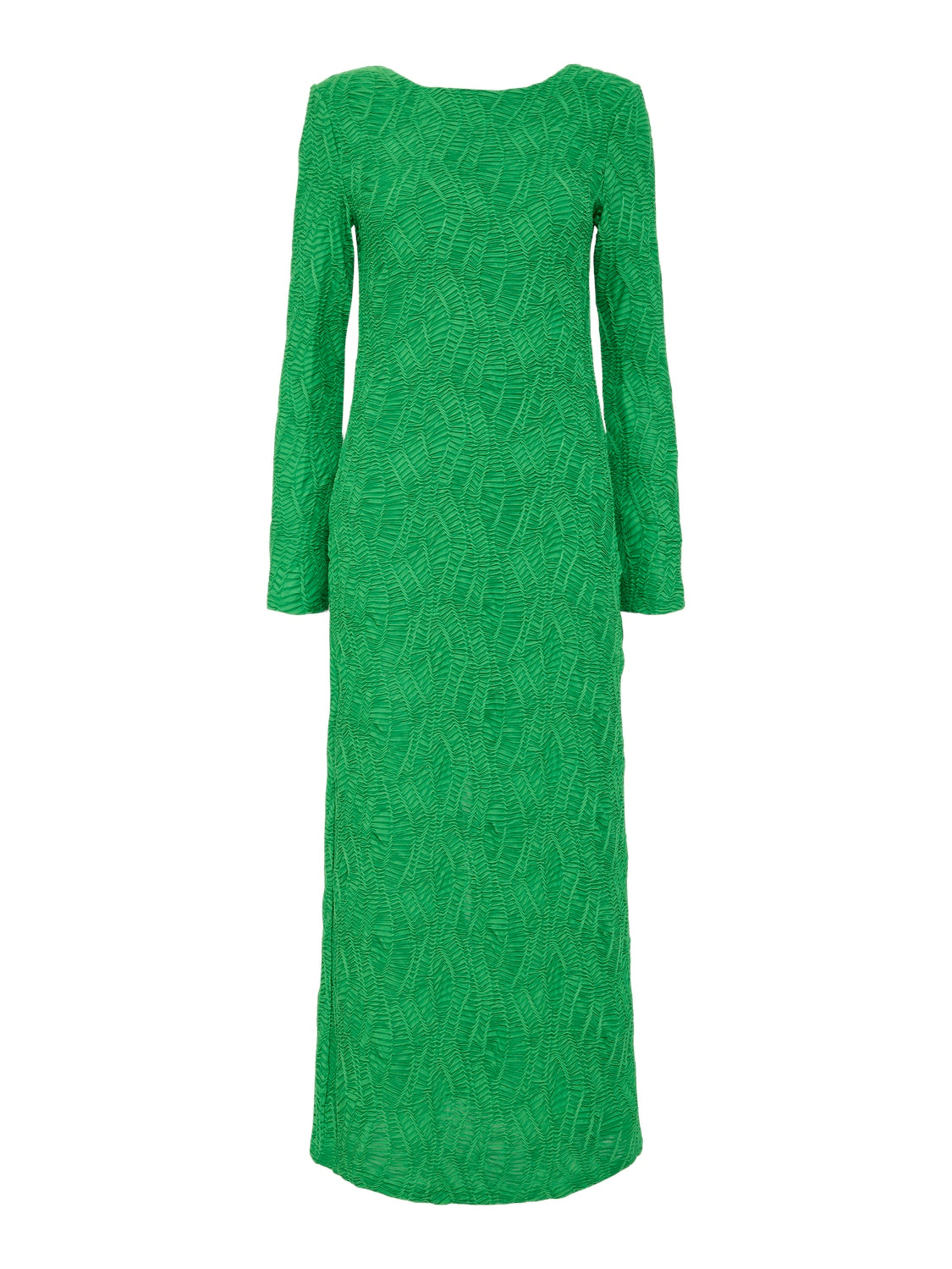 Y.A.S | OTIVO LS LONG DRESS - MEDIUM GREEN