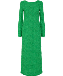 Y.A.S | OTIVO LS LONG DRESS - MEDIUM GREEN