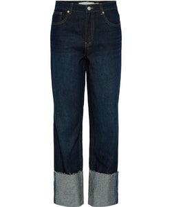 Y.A.S | MARIA HMW JEANS - DARK BLUE DENIM