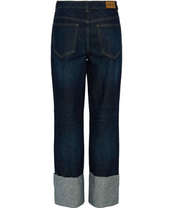 Y.A.S | MARIA HMW JEANS - DARK BLUE DENIM