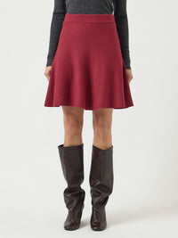 Y.A.S | FONNY HW KNIT SKIRT - TIBETAN RED