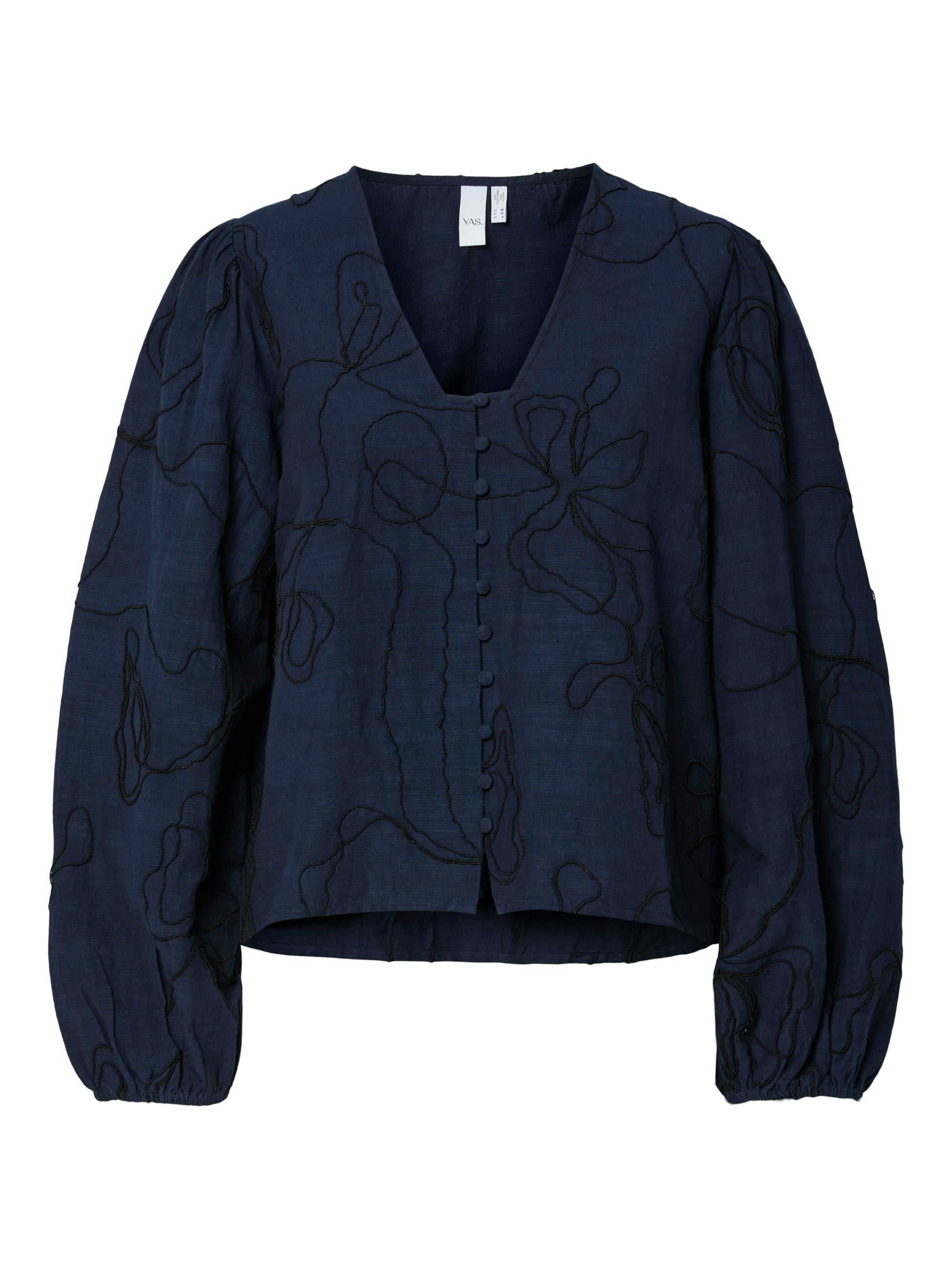 Y.A.S | JETTA LS SHIRT - NAVY BLAZER