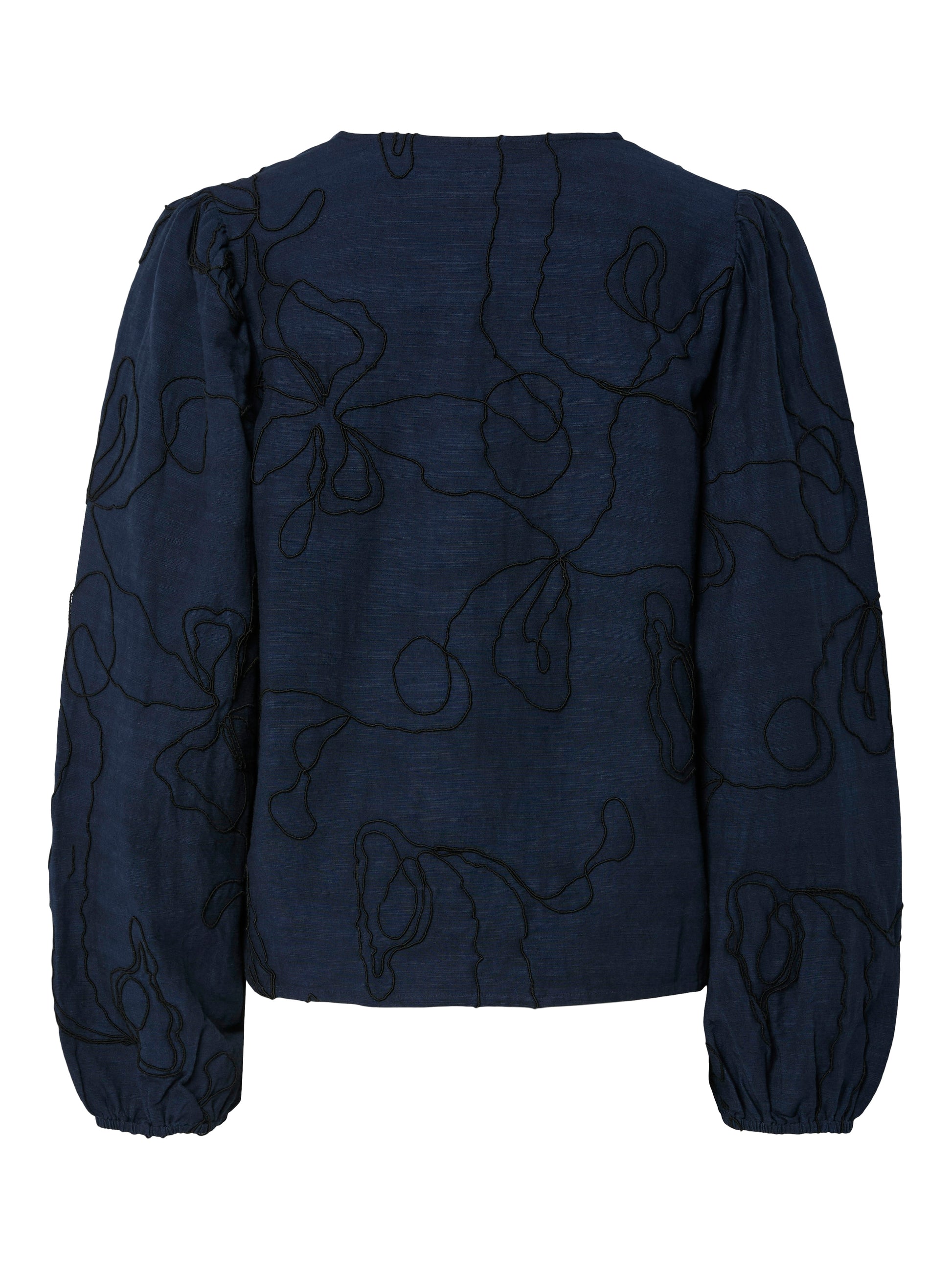 Y.A.S | JETTA LS SHIRT - NAVY BLAZER