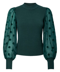 Y.A.S | DOTME LS KNIT PULLOVER - PONDEROSA PINE
