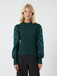 Y.A.S | DOTME LS KNIT PULLOVER - PONDEROSA PINE