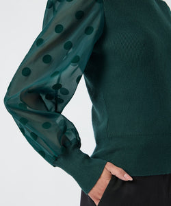 Y.A.S | DOTME LS KNIT PULLOVER - PONDEROSA PINE