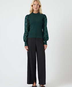 Y.A.S | DOTME LS KNIT PULLOVER - PONDEROSA PINE