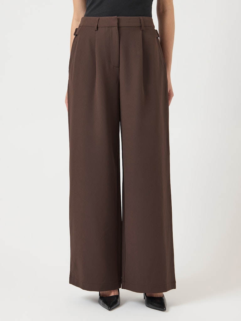 Y.A.S | LURI HW PANTS - SEAL BROWN