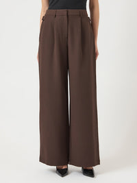 Y.A.S | LURI HW PANTS - SEAL BROWN