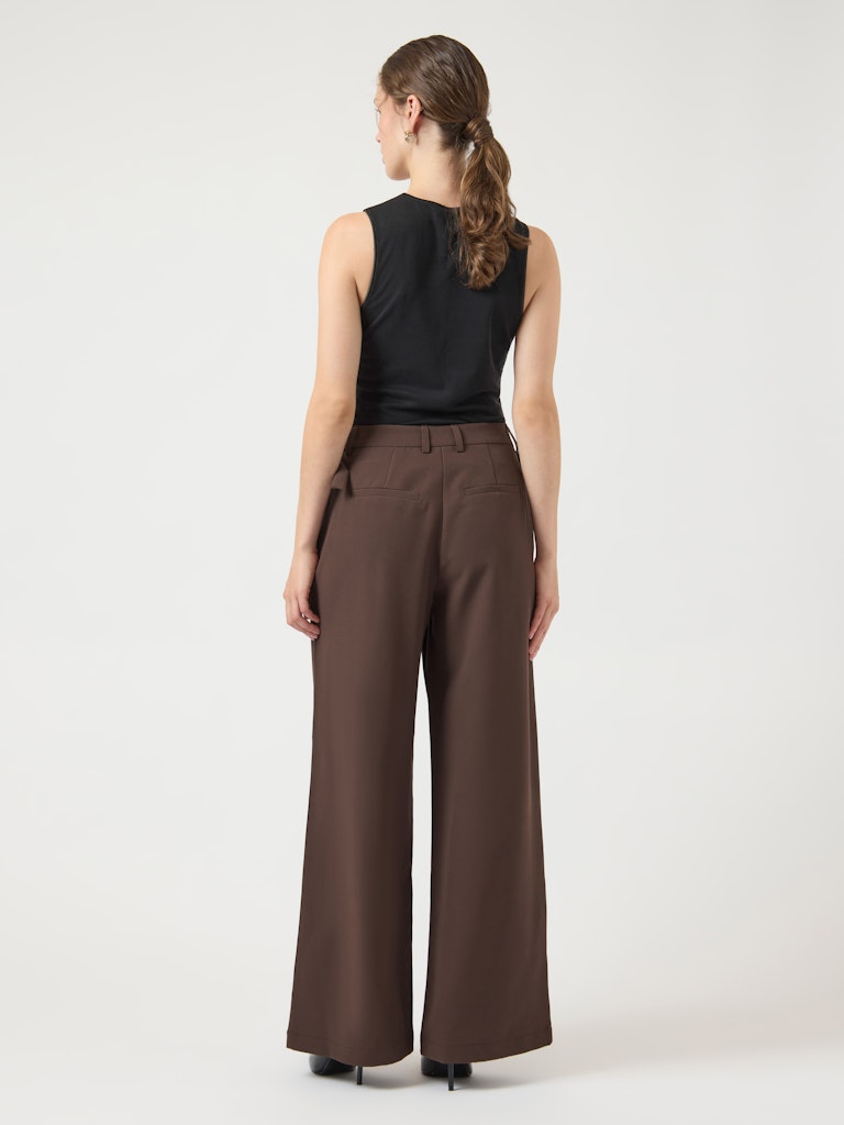 Y.A.S | LURI HW PANTS - SEAL BROWN
