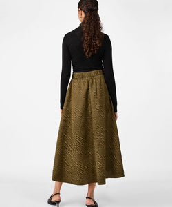 Y.A.S | CAMIE HW ANKLE SKIRT - CAPERS