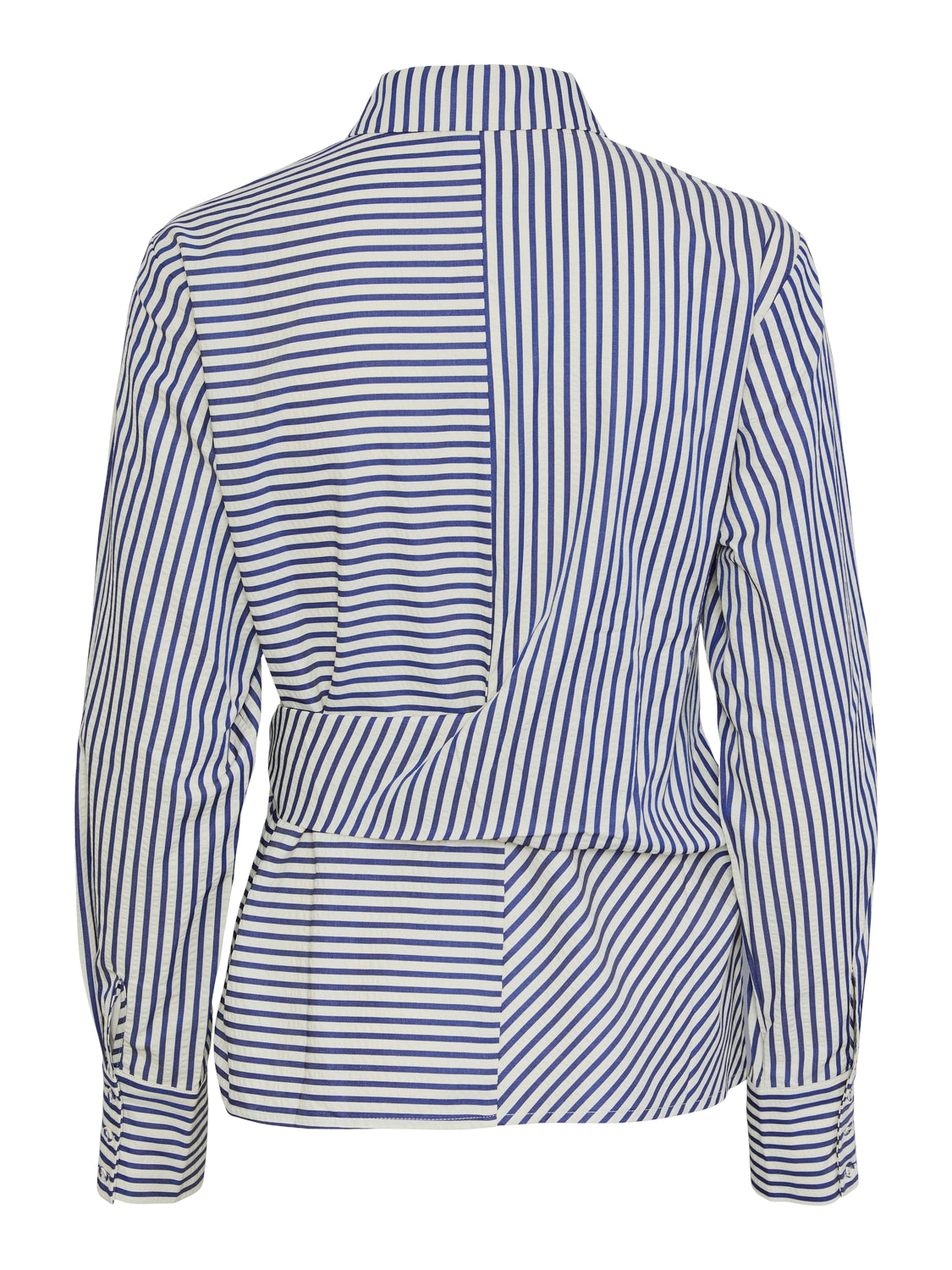 Y.A.S | ESTIMA LS TIE SHIRT - BLUING