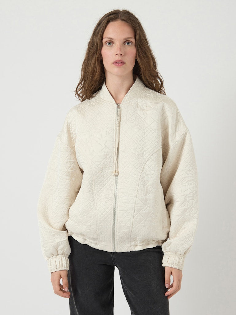 Y.A.S | KAMMY LS QUILTED JACKET - BIRCH