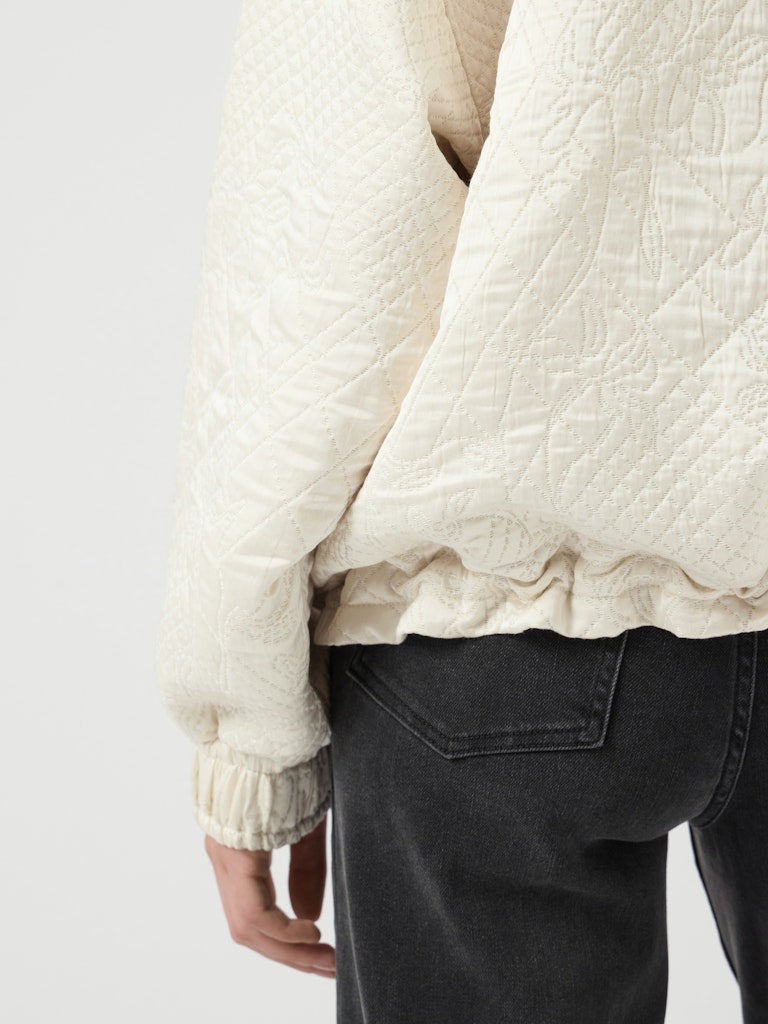 Y.A.S | KAMMY LS QUILTED JACKET - BIRCH
