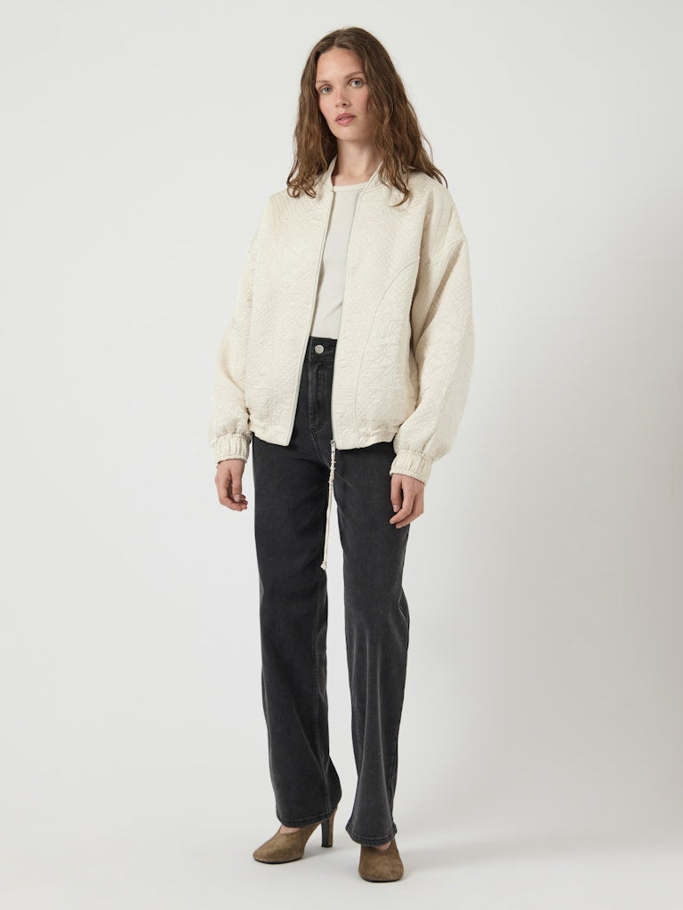 Y.A.S | KAMMY LS QUILTED JACKET - BIRCH