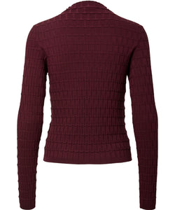 Y.A.S | TRIXO LS KNIT PULLOVER - PORT ROYAL