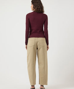 Y.A.S | TRIXO LS KNIT PULLOVER - PORT ROYAL