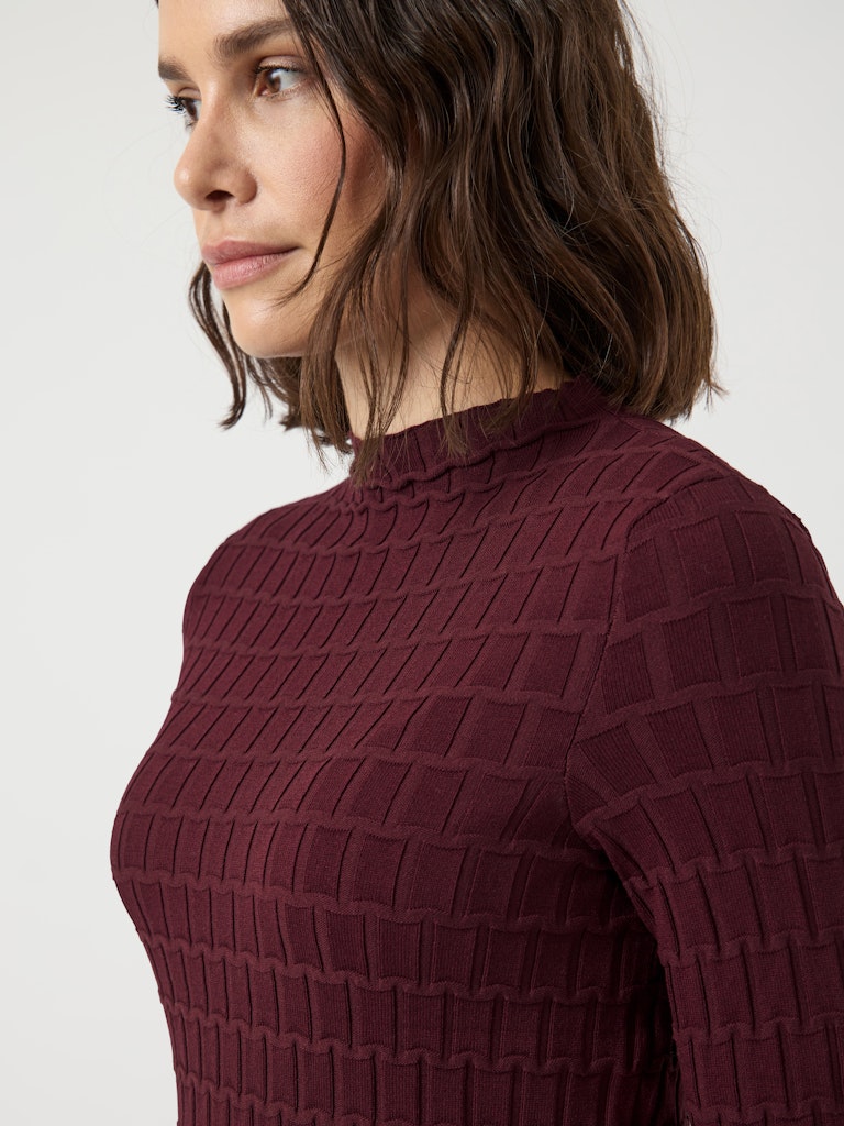 Y.A.S | TRIXO LS KNIT PULLOVER - PORT ROYAL