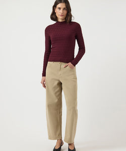 Y.A.S | TRIXO LS KNIT PULLOVER - PORT ROYAL