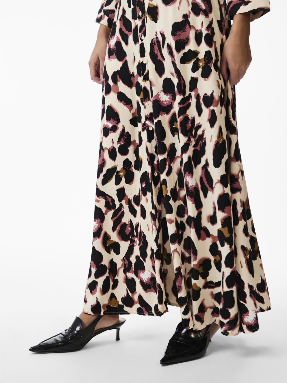 Y.A.S | SAVANNA LONG SHIRT DRESS - MELLOW ROSE