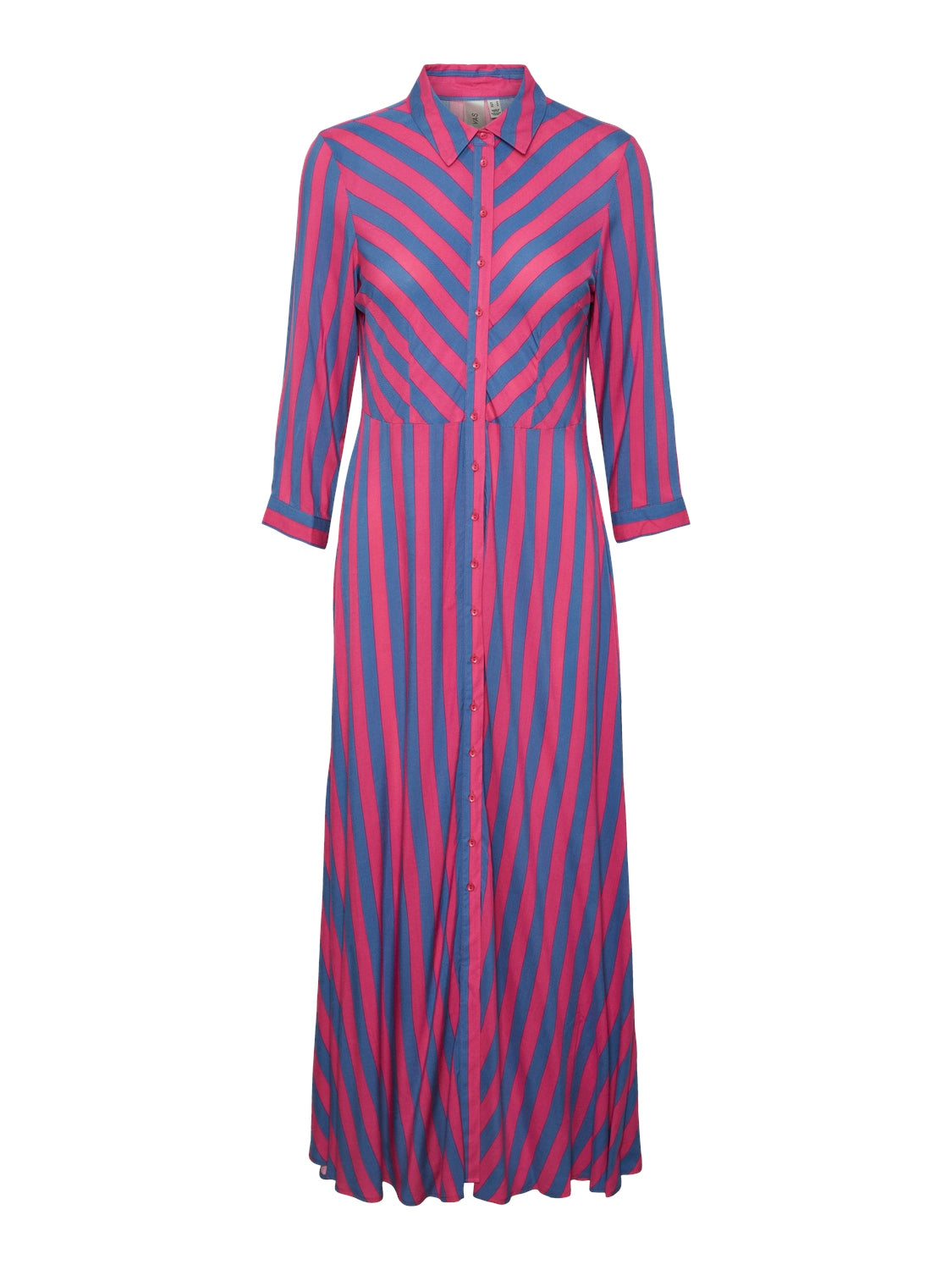 Y.A.S | SAVANNA LONG SHIRT DRESS - FUCHSIA FEDORA