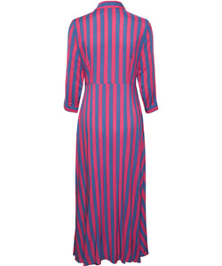 Y.A.S | SAVANNA LONG SHIRT DRESS - FUCHSIA FEDORA