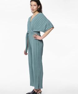 Y.A.S | OLINDA SS ANKLE JUMPSUIT - MALACHITE GREEN
