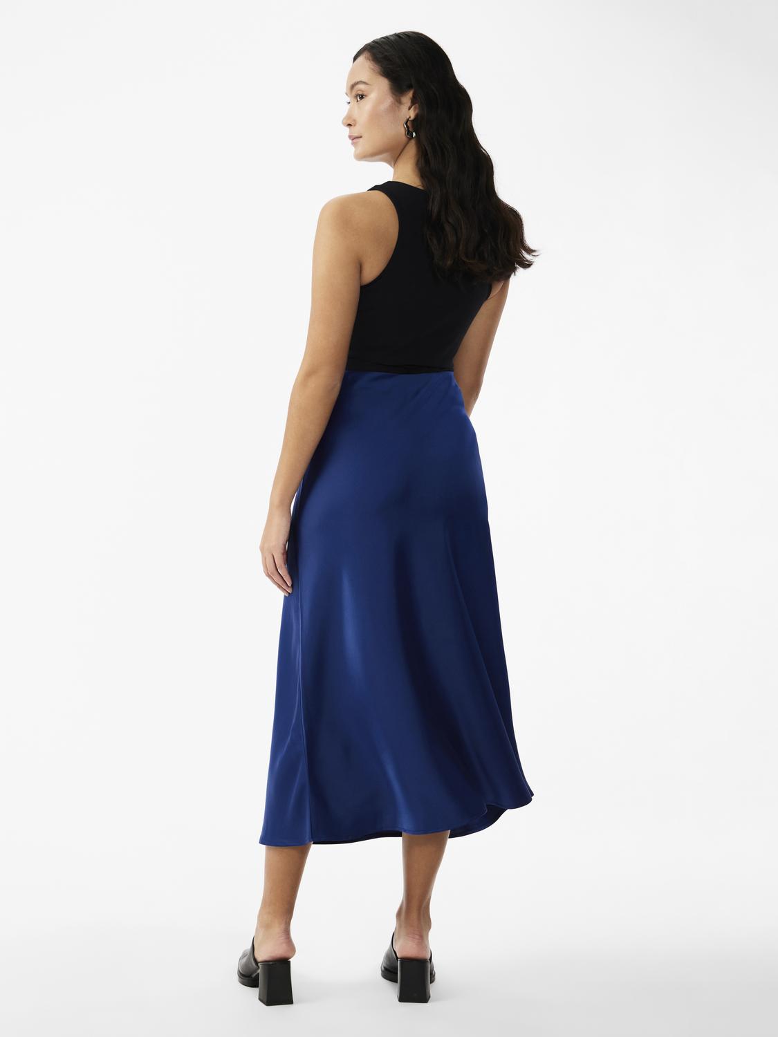 Y.A.S | PELLA HW MIDI SKIRT - NAVY PEONY