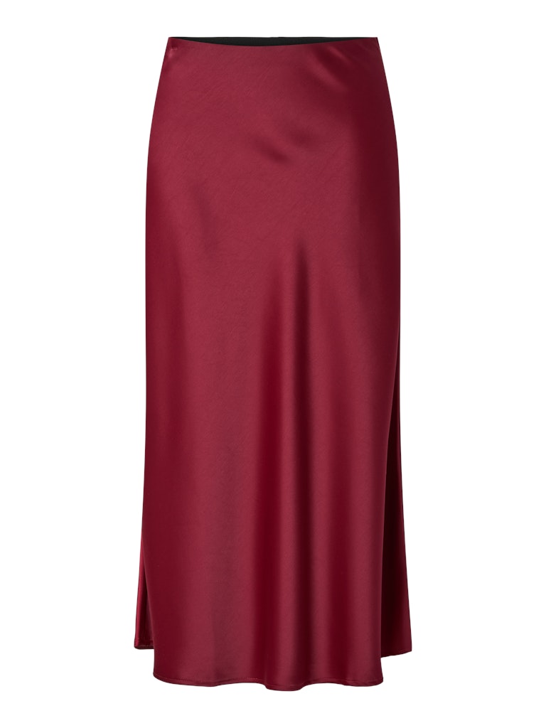 Y.A.S | PELLA HW MIDI SKIRT - TIBETAN RED