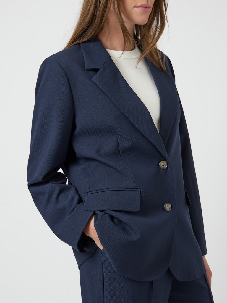 Y.A.S | REEMAJ LS BLAZER - NAVY BLAZER