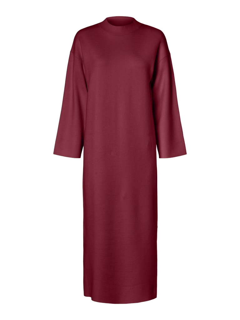 Y.A.S | ELMA LS LONG KNIT DRESS - TIBETAN RED
