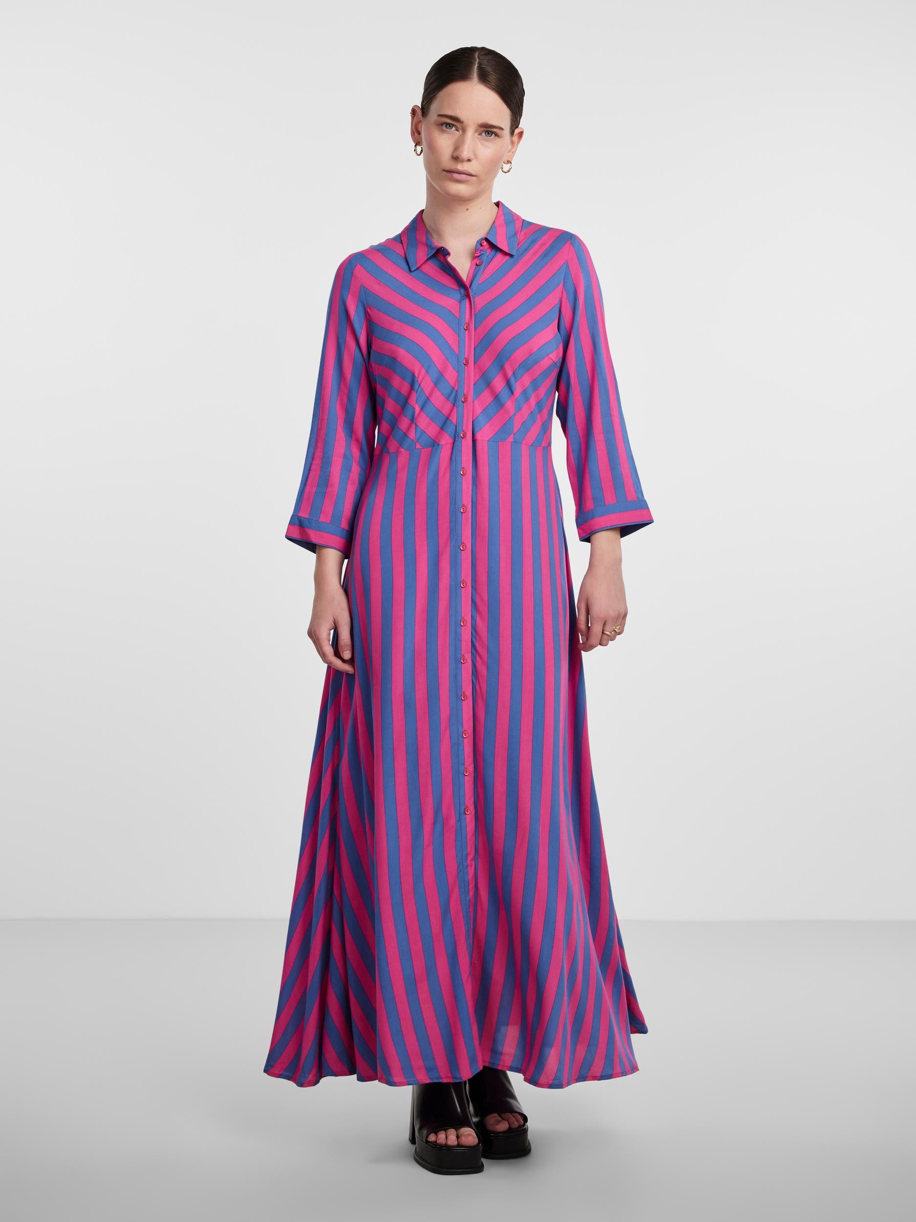 Y.A.S | SAVANNA LONG SHIRT DRESS - FUCHSIA PURPLE