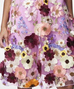 Y.A.S | FLOWERING SS DRESS - PINK LAVENDER