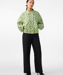 Y.A.S | SHUNA LS BOMBER JACKET - WILD LIME